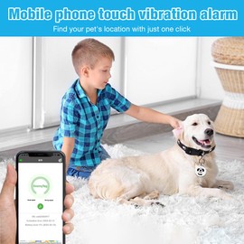 HIULLEN GPS Tracker for Cats Dogs, Mini GPS Tracker, Pet Tracker for Cats with Dog Collar, Real Time Location Tracking for Cats Dog Recall No Monthly Fee Works