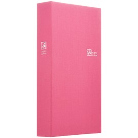 Nakabayashi TCPK-L-240-HP Pocketed Album, 3.5 x 5 inch (L Size), 3 tiers, 240 Pockets, Happy Pink