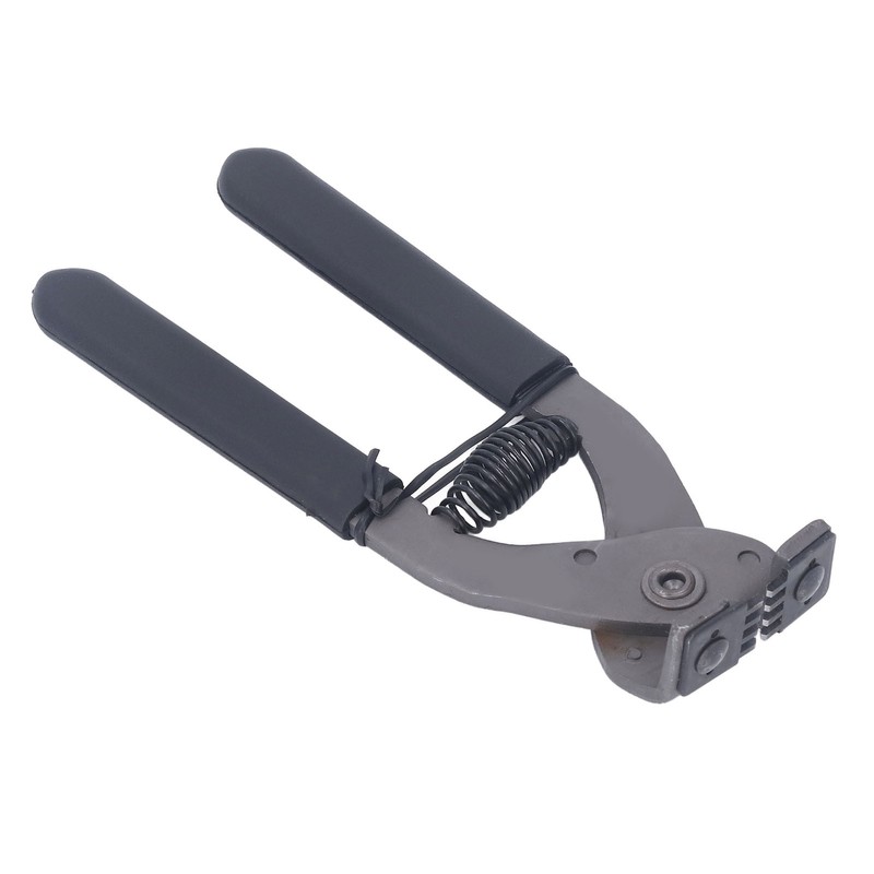 Leather Silent Pliers Diamond Awl Black Handle 4mm 4 Teeth