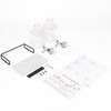BathAce Coffee Syrup Dispenser for Coffee Bar, Clear Glass Syrup