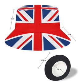 UK British Flag UK British Flag Bucket Hat Unisex Bucket Hats Summer Travel Beach Sun Hat Outdoor Cap Fisherman Hat for Women Men Boys Gilrs
