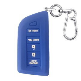 KULCSOK Key Fob Cover Compatible with Acura Integra RDX MDX 2024 2023 2022 Key Cover Case Silicone Key Protector Keychain 5 Buttons Blue