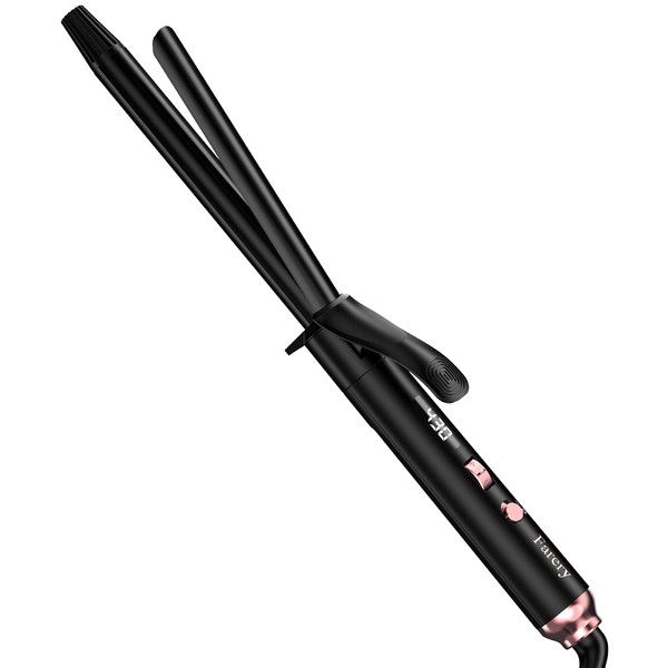 FARERY Long Barrel Curling Iron 3/4 Inch, Extra Long Curling