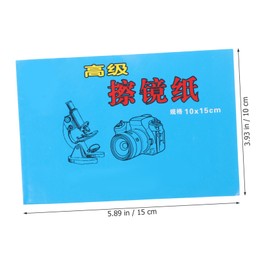 Operitacx 200PCS Professional Microscope Cleaning Paper High Tear Resistance for Lens Care Lightweight and Portable for Microscope and Optical Cleaning