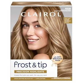 Clairol Nice'n Easy Frost & Tip - Tinte para el cabello original, color rubio claro a castaño medio, paquete de 1 unidad