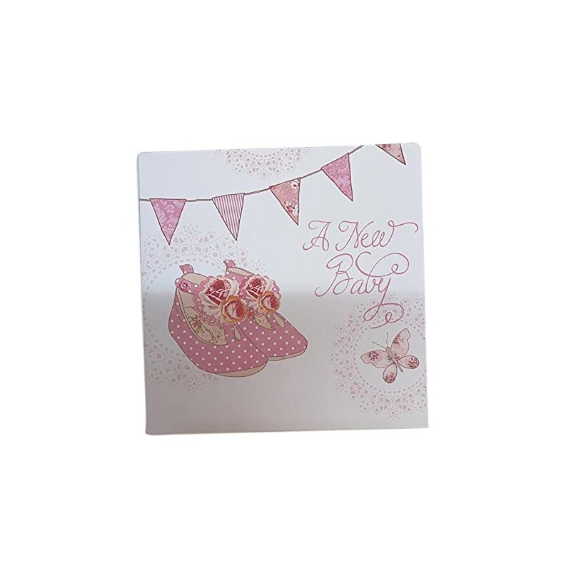 Simon Elvin New Baby Girl Announcement Cards - 6 Cards