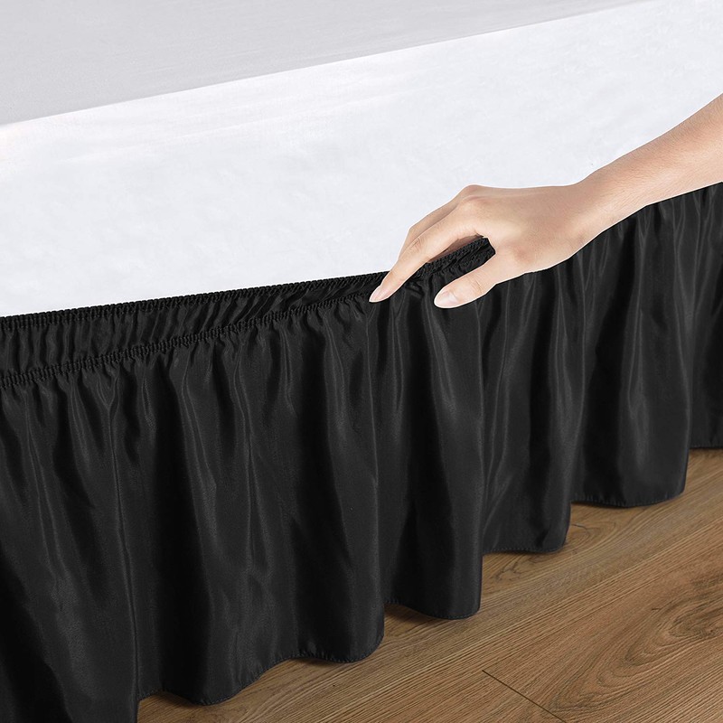 Elegant Decor 100% Egyptian Cotton Bed Skirt - 9" Drop