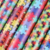 Tintnut Puzzles Permanent Vinyl - 10 Sheets 12"x10", Autism Awareness