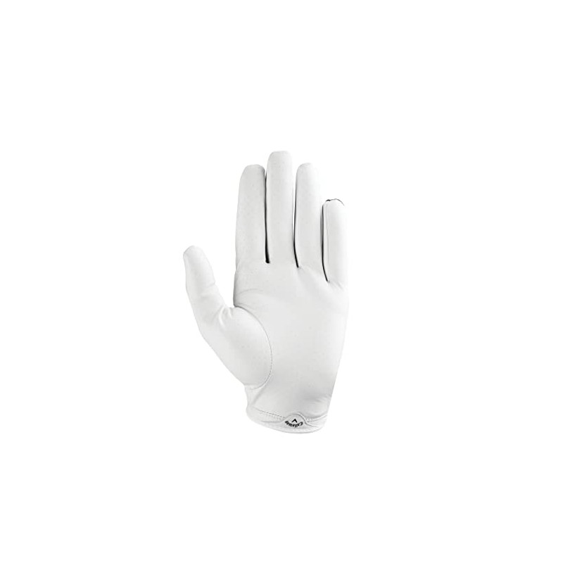 Callaway Golf 2019 X-Spann Guante para Hombre, Blanco/Negro, Cadet Medium-Large