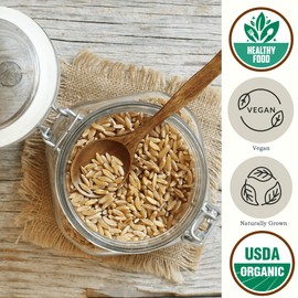 Be Still Farms Organic Kamut Wheat Berries Khorasan (4.8lb) - Ancient Whole Grain Bulk - Ideal for Flour, Pasta, Salads, Soups - High in Fiber & Protein | USA Grown | USDA Certified | Vegan | Non-GMO