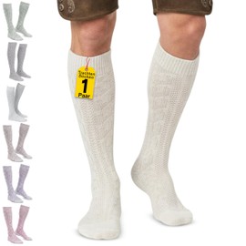 German Wear, short costume socks, braid pattern, socks, 44 cm - 38-40
