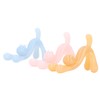 3pcs Silicone Baby Teether for Teething Relief Cute Cat Shape