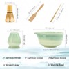 5 Piece Matcha Tea Kit, Matcha Whisk Set with Bamboo