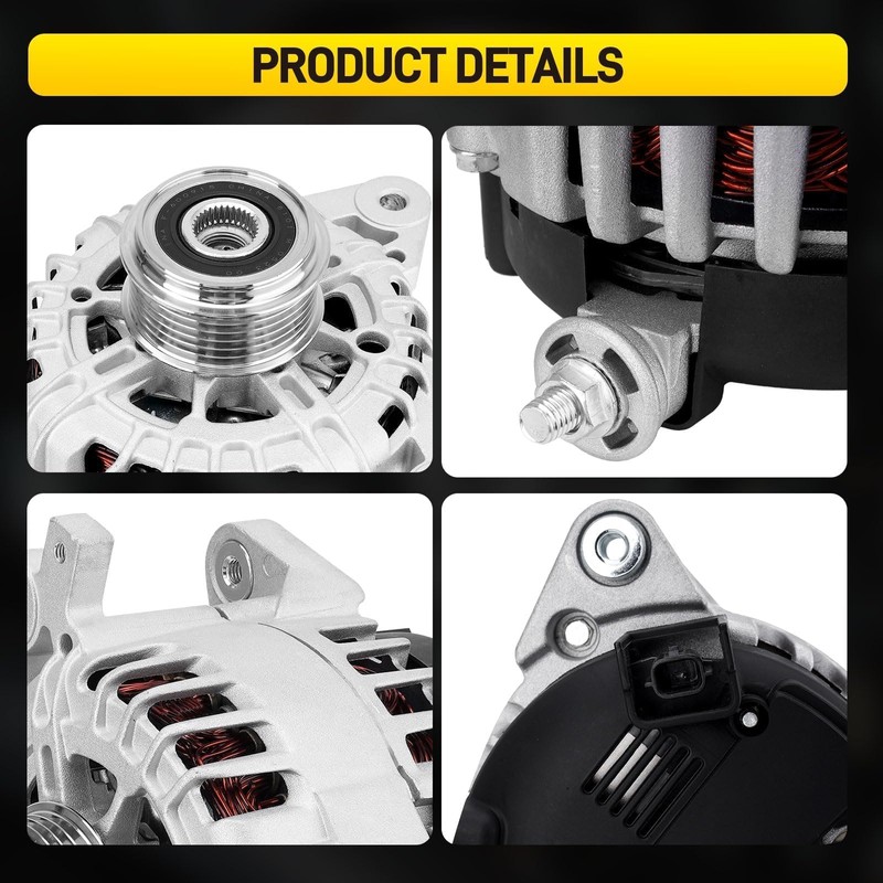 120A High Output Alternator Compatible with Nissan Rogue/Xtrail 2014-2020 L4