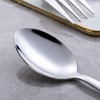 GoGeiLi Stainless Steel Serving Spoon and Serving Fork Set, Include
