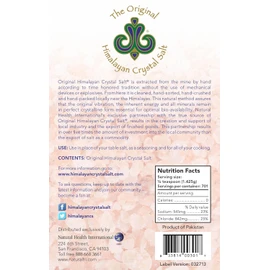 Original Himalayan Salt Crystal - Fine Granulated Culinary Salt for Cooking, Food Preparation and Health with 84 Trace Minerals (1 Pack)