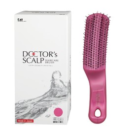 Kai Corporation KQ1600 Hair Brush, Doctor's Scalp Care, Hair Care Brush, Scalp Massage, Shampoo Brush, Scalp Care, Regular, Pink