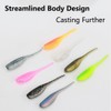 40Pcs Fishing Lures Kit Worm Fishing Soft Plastic Lures Set