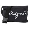 agnes b. unisex shoulder bag XAH03-03, Black