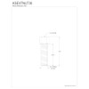 Kingston Brass KSEXTNUT38 Extended Adapetr for Faucet with 3/8" IPS