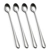IQCWOOD Long Handle Ice Tea Spoons, 9-Inch Coffee Ice Cream