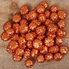 Set of 40 Glittery Orange Mini Pumpkins 1 inch Seasonal
