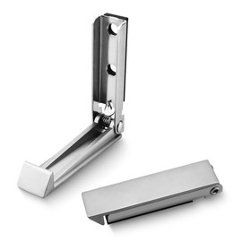 SAQXK 2pcs RV Camper Baggage Door Catch Stainless Steel Door Holder Clips Compartment Latch Holders Fit for Various RV, Travel Trailer, Camper Vans, Motor Home to Keep Door Open