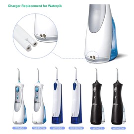 Cargador de repuesto para Waterpik WP450 WP462 WP360 YLA-03010 adaptador de CA, hilo dental de agua de repuesto para cable de alimentación de 5 pies, color blanco