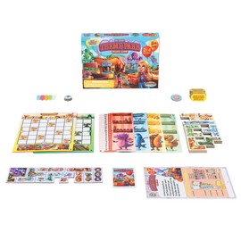 My First Theme Park Board Game for Kids Ages 5+- Build an Amusement Park with Cute Rides & Games - Fun Family Tile-Placement Strategy Game - Easy to Learn - Educational Gift for Boys & Girls