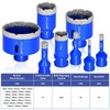 5 x Diamond Tile Drill Bits HV 10000+ Hardness, 6|6|8|10|20