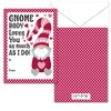 Paper Frenzy Gnome Themed Valentines - 25 pack WITH ENVELOPES