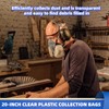 QKWL Dust Collector Replacement bag Upgraded Heavy Duty Clear Dust