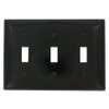Leviton 3-Gang Toggle Device Switch Wallplate, Standard Size, Thermoplastic Nylon,