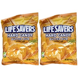 LifeSavers Candy, Individually Wrapped, Butter Rum - 6.25 oz (2 pack)