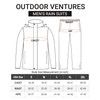 Outdoor Ventures Men's Packable Rain Suit Heavyweight Rainwear Waterproof Jacket