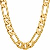 LIFETIME JEWELRY Beveled Figaro Chain Necklaces for Women and Men