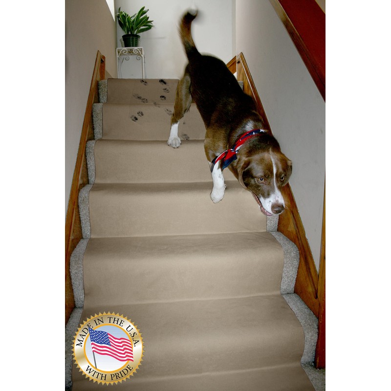 LAMINET Non-Slip Carpet & Floor Protector - Beige - 15'L