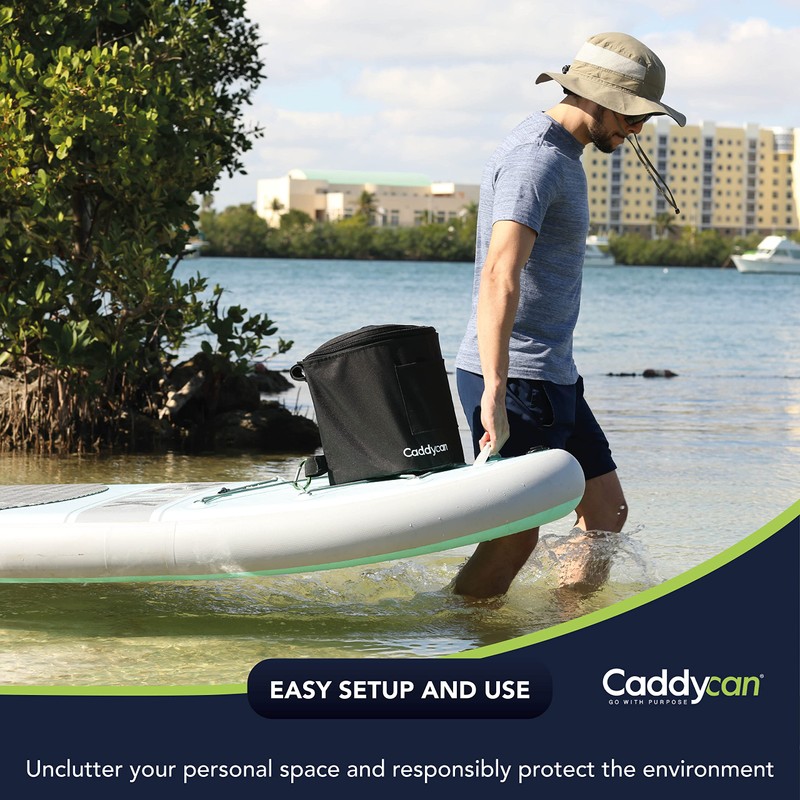 Caddycan - Portable Trash Can for Boating | Tough and