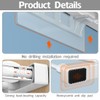 Wapasezyar Adjustable Shelves for Cupboard, Expandable Cabinet Shelf, Nail-Free Telescopic