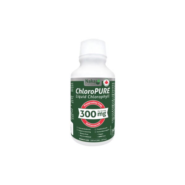 Naka Chloropure Liquid Chlorophyll 300mg - 250ml