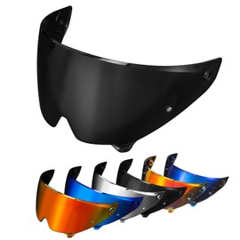 PSLER Atlas 3.0 4.0 Helmet Visor Atlas 4.0 Face Shield Atlas 3.0 Tinted Visor Replacement for Atlas 3.0 4.0,Deep Black