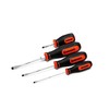 Crescent 4 Pc. Slotted Dual Material Screwdriver Set, Slotted -