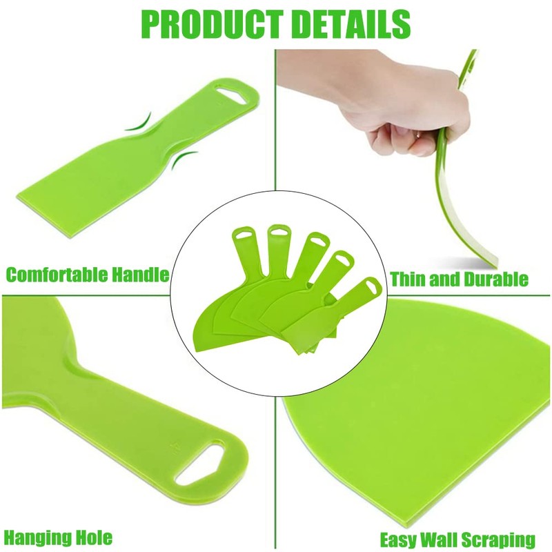 Utoolmart Putty Knife 6" Putty Scraper Large Size Flexible Paint