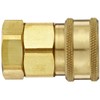 Snap-Tite BVHC8-8F Brass H-Shape Quick-Disconnect Hose Coupling, Sleeve-Lock Socket, 1/2"