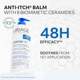 Uriage Xemose Crema corporal anti-picor 500ml -para la piel seca con tendencia al eczema atópico , calma desde la primera aplicación, acción anti-reap