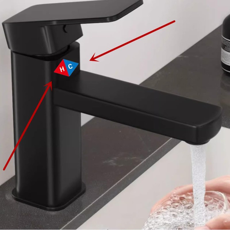 Zzooi 4PCS Self Stick Hot Sign Cold Sign Cold Hot