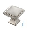 Ravinte Hardware 10 Pack Brushed Nickel Cabinet Knobs Single Hole