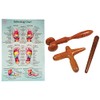 Massage toolsets for Professionals Foot Hand Massage Wooden Stick Reflexology