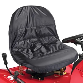 zen shi fu Riding Lawn Mower Seat Cover, 600D Waterproof Wear-Resistant Oxford Cloth, Heavy Duty Tractor Seat Cover for Most Lawnmowers
