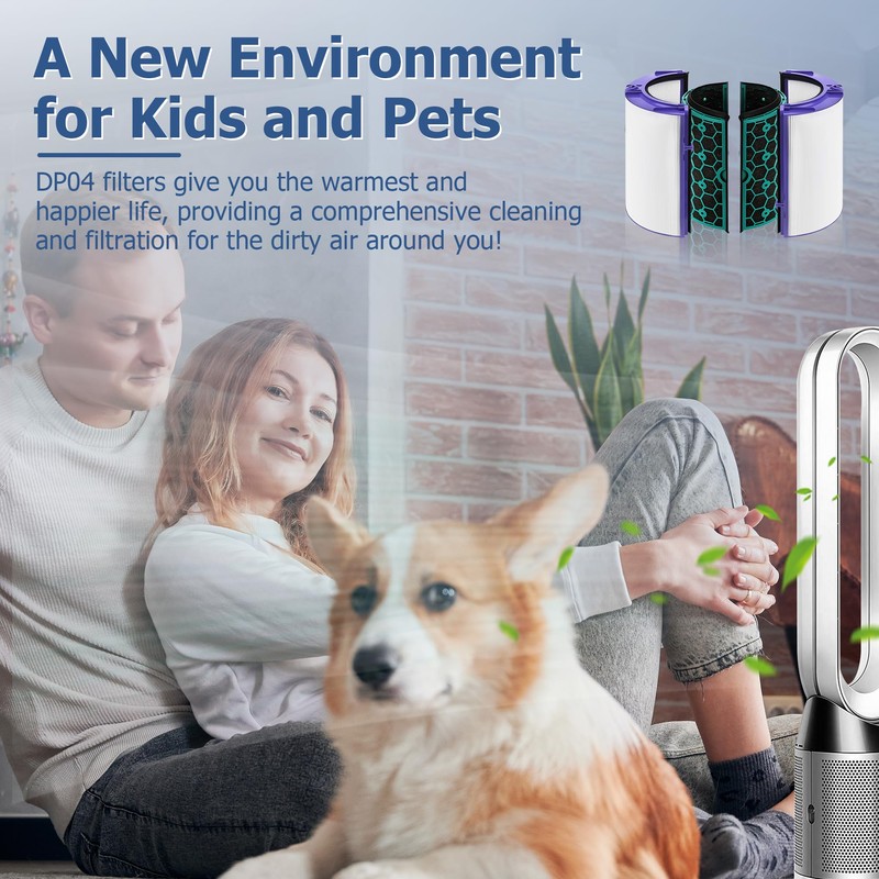 Air Purifier Filter Replacement for Dyson Pure Cool Purifying Fan